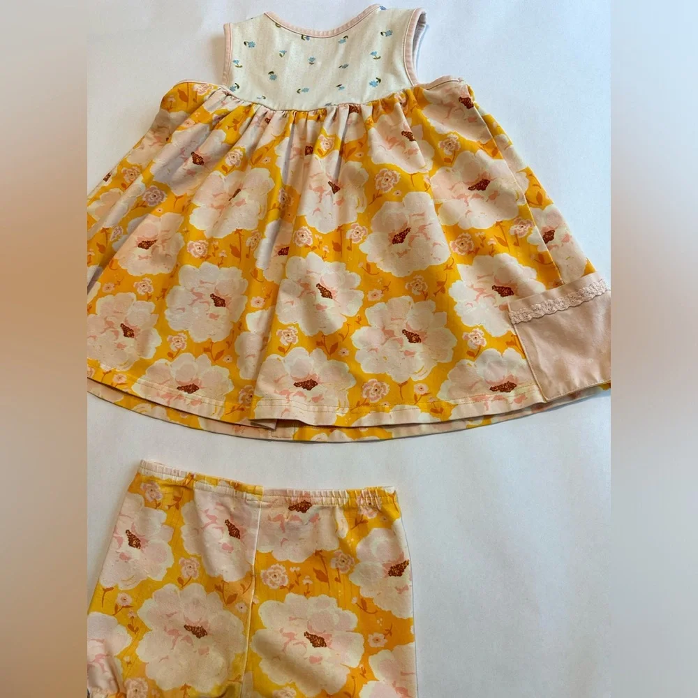 PLAY CONDITION 4T Sweethoney Yellow Floral Matching Set